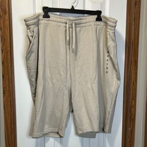 PSK Collective Tan Athletic Shorts with Elastic Waistband